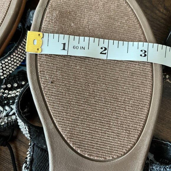Sonoma Boho Slide Sandals With Bling Women Size Small - Picture 8 of 8